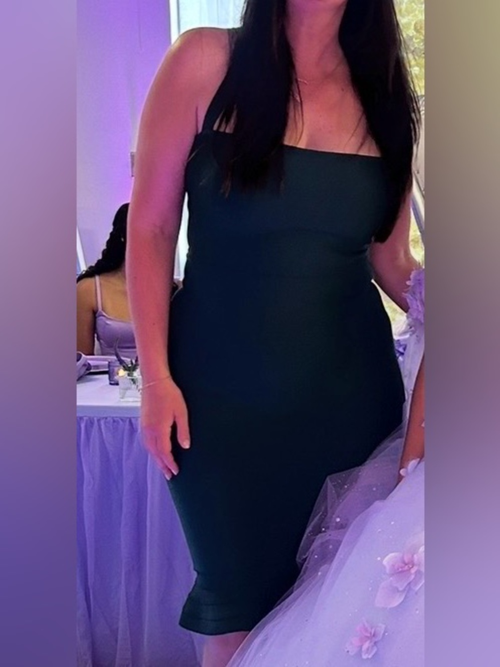 Classic Dark Green Bandage Bodycon Dress